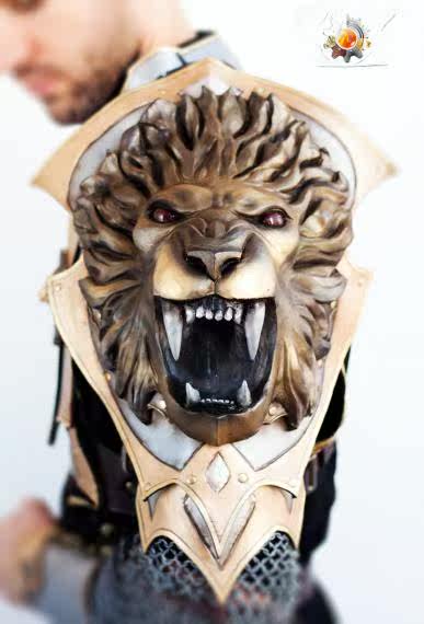 pauldron西班牙代购手作特别复古霸气铠甲护肩cosplaycosplay配件