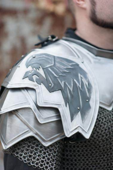 shoulder乌克兰代购手作特别仿古不锈钢护肩盔甲cosplaycosplay配件