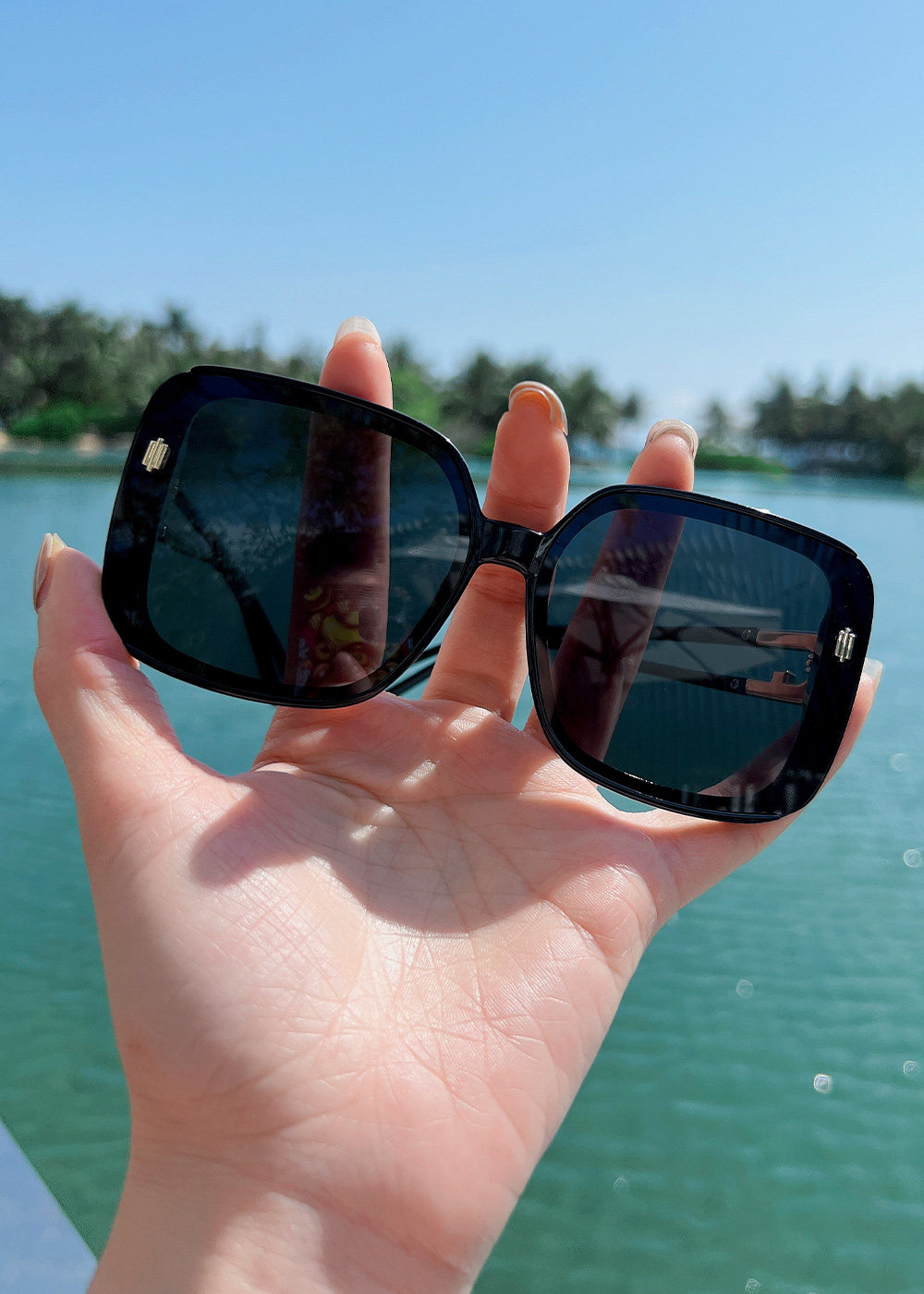 烈儿lierkiss女明星墨镜偏光偏光镜镜片防紫外线进口tr太阳眼镜