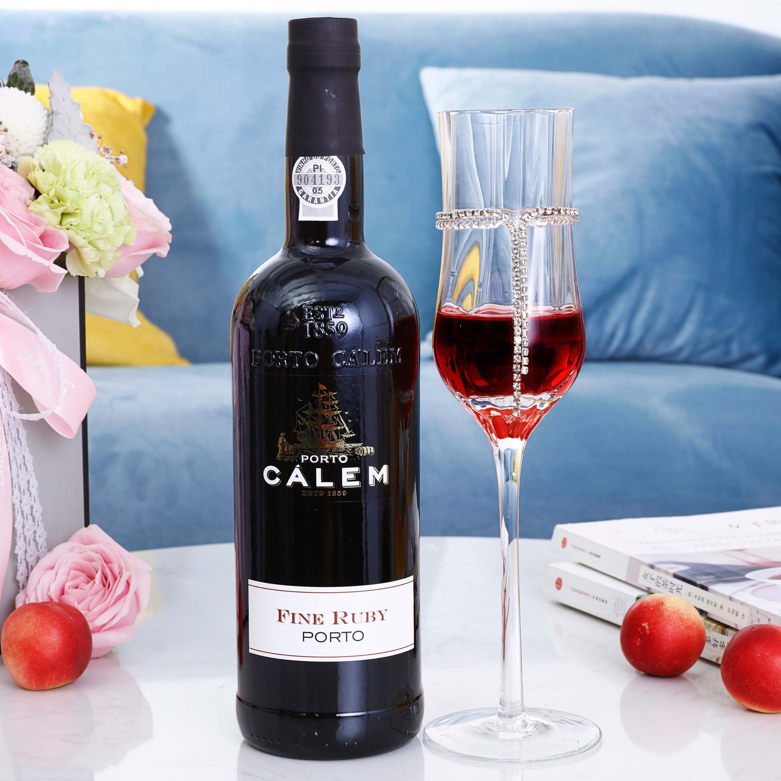 超新鲜浓郁#葡萄牙卡莱姆红宝石波特calem ruby porto高度晚安酒