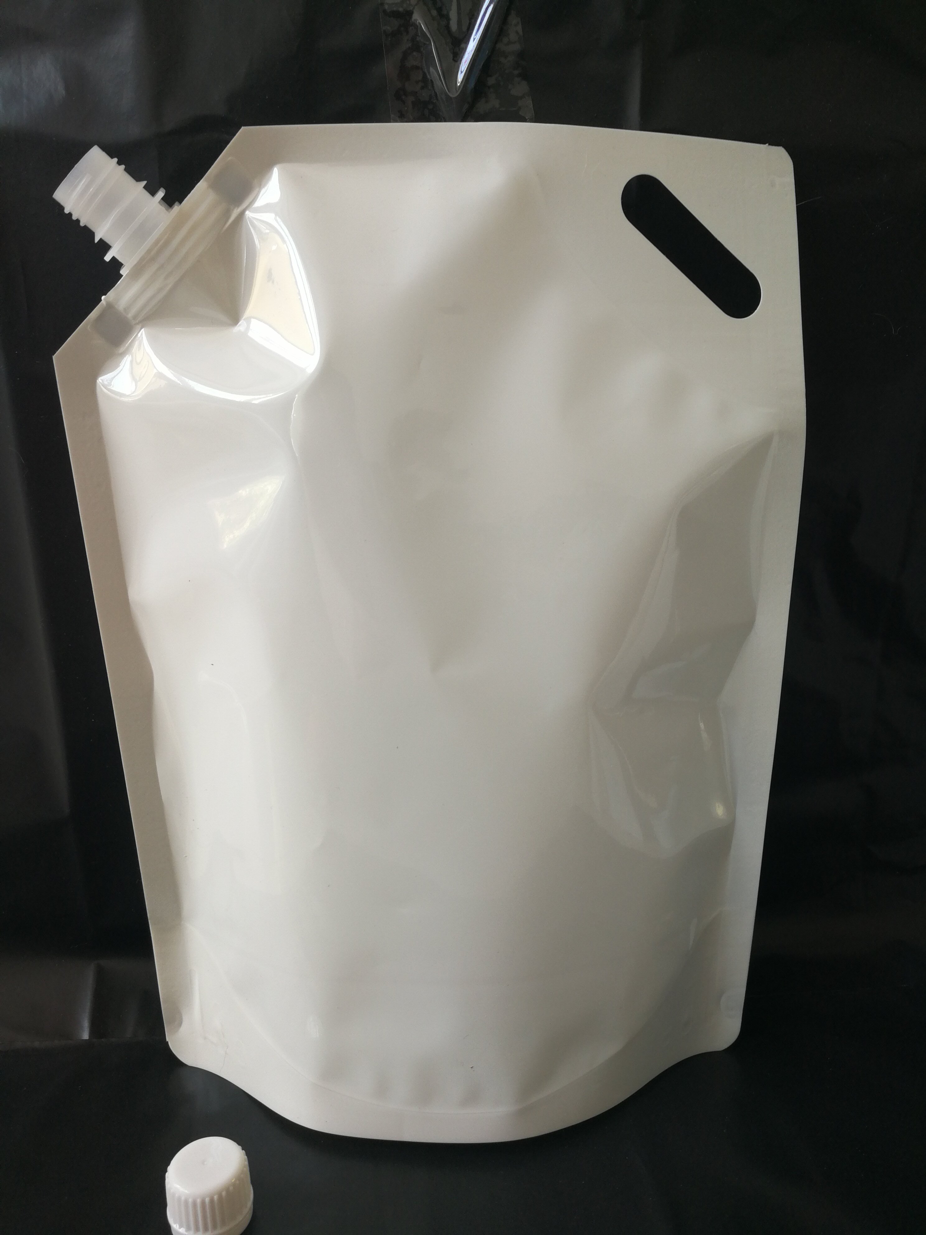 现货批发2kg1kg500g食品吸嘴自立立白包装包装袋袋子礼品袋