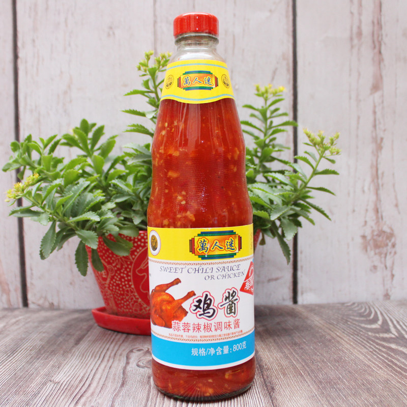 包邮万人迷鸡酱800g蒜蓉辣椒调味手抓配料泰国酱类调料