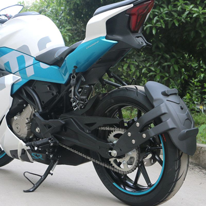 cfmoto春风摩托原厂配件250sr改装件后挡泥板反光镜挡水皮泥瓦