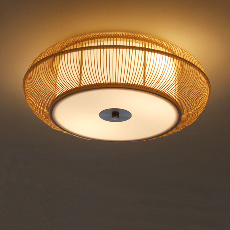 中式吸顶灯仿古中国国风复古日式榻榻米灯具客厅客厅吸顶灯