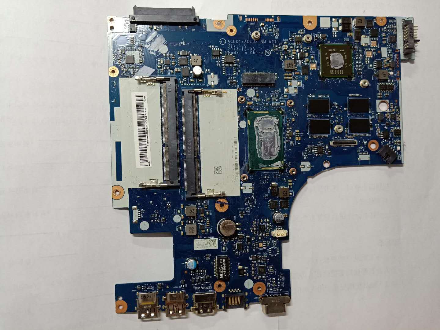 主板lenovo联想g5070i3cpu笔记本电脑2g独显nma271笔记本零部件