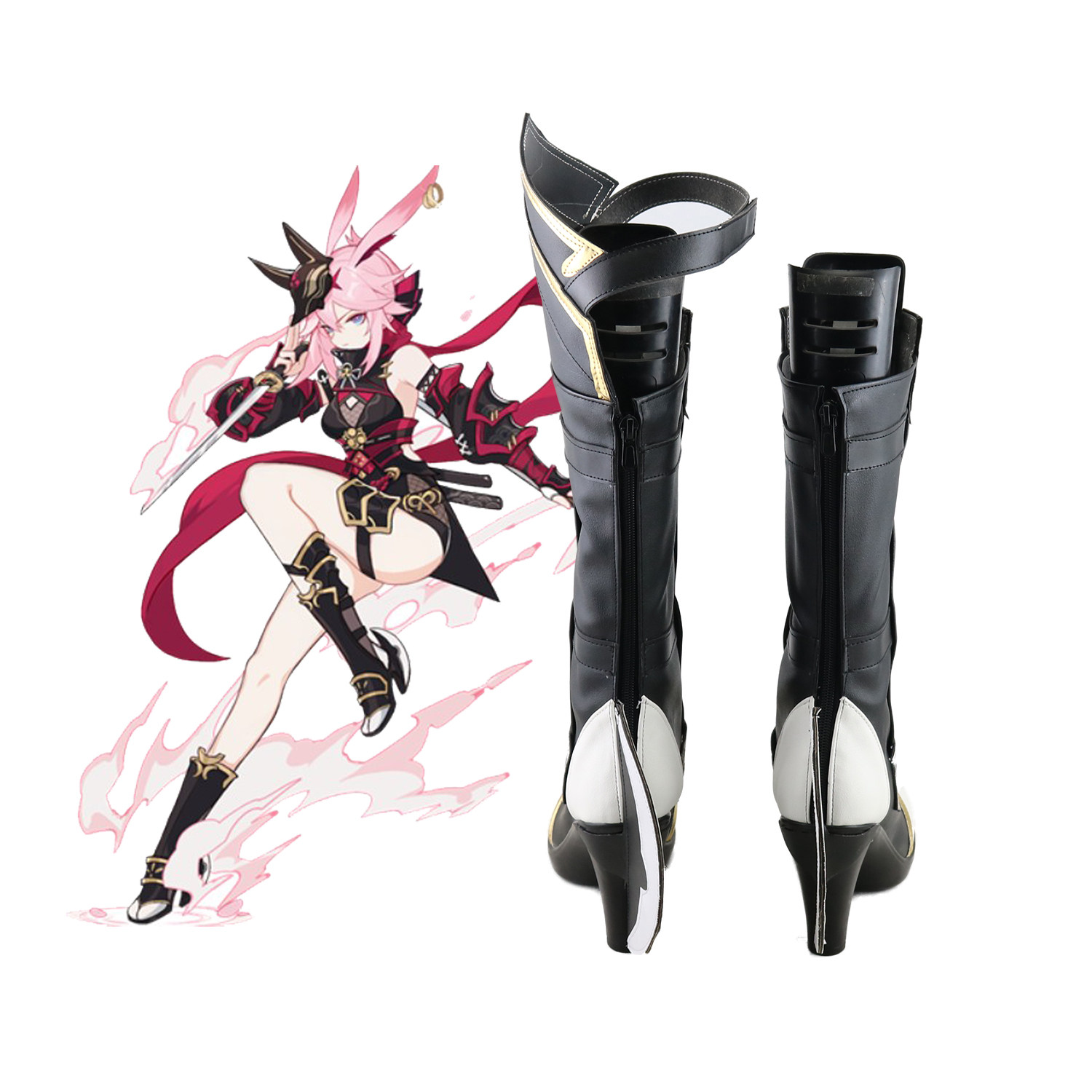 生化危机-独狼小队-vector(忍者)cosplay鞋-cos鞋来图定做