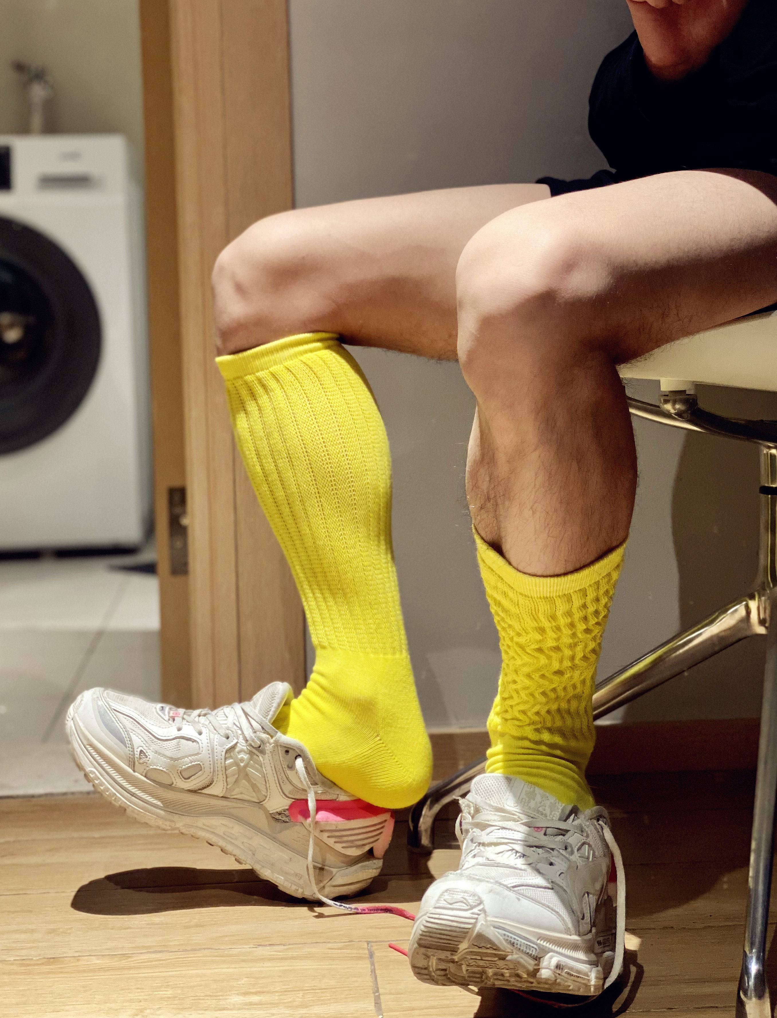 筒袜dm长袜螺纹棉质长筒男士运动汗毛男袜长筒袜