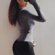 mitaogirl sweat-absorbent breathable sports long-sleeved women's thin tight-fitting quick-drying autumn training running fitness clothing autumn mitaogirl sweat-absorbent breathable sports long-sleeved women's thin tight-fitting quick-drying autumn training running fitness clothing autumn
