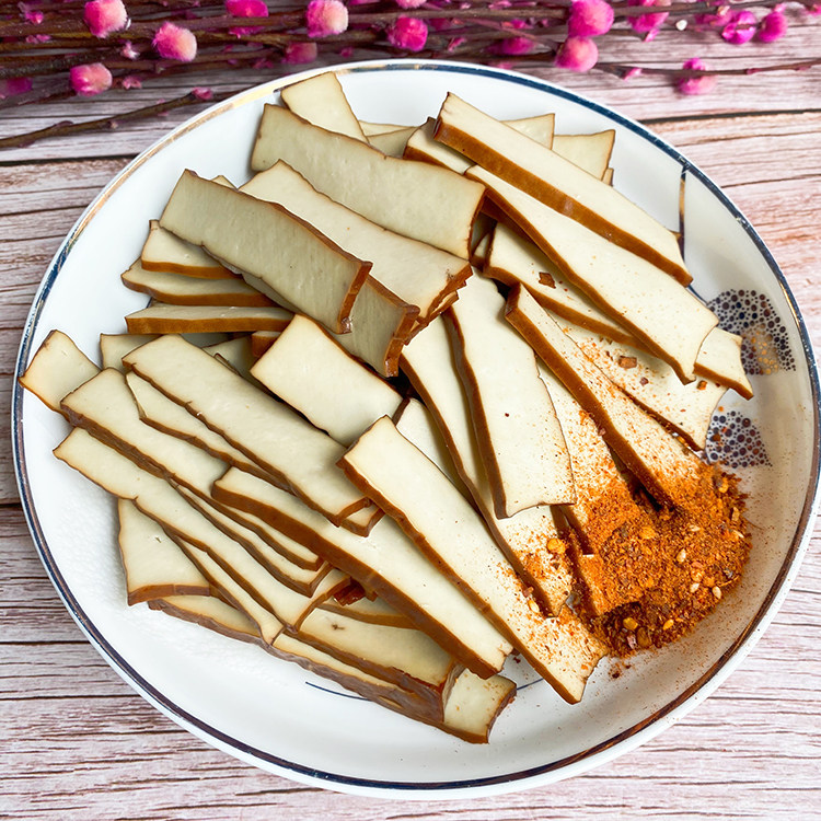 四川凉拌2片豆腐干卤菜炒菜广安干香卤豆五香豆腐干