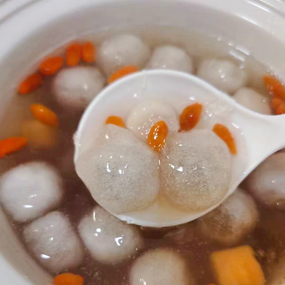 粉包福建福州特产小吃手工圆子藕粉丸子花生汤圆