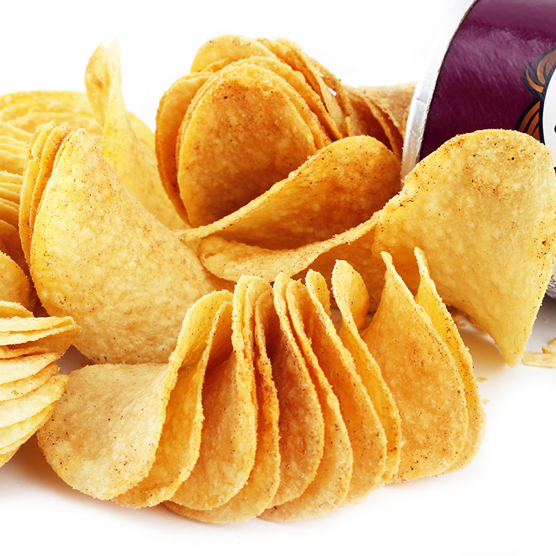 美国品客薯片烧烤pringlsebbq进口口美膨化怀旧聚餐膨化食品