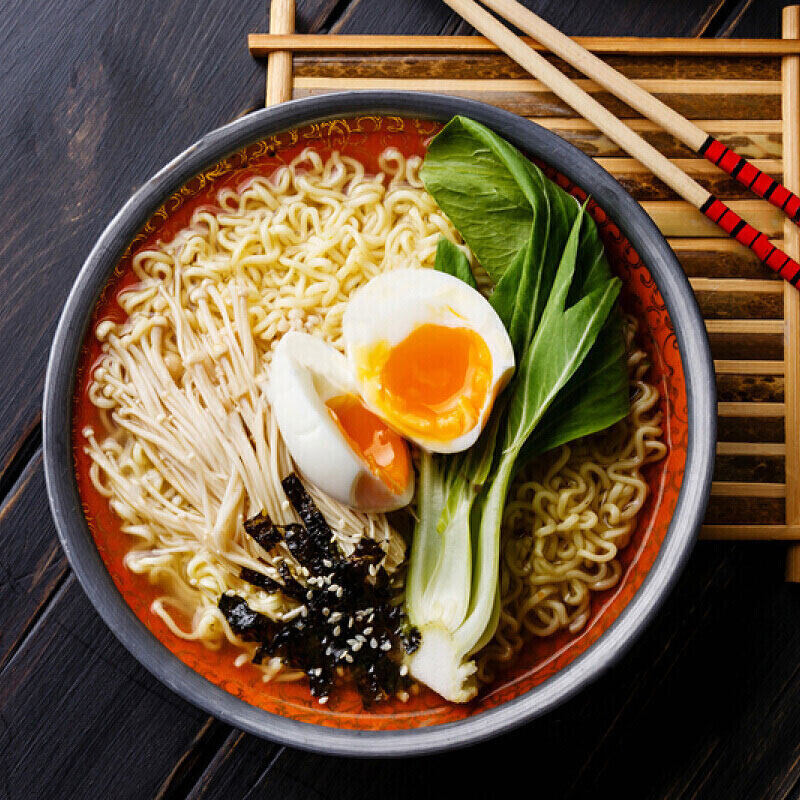 韩国进口不倒翁金拉面夜宵即食方便面泡面速食原味辣味120gx5袋