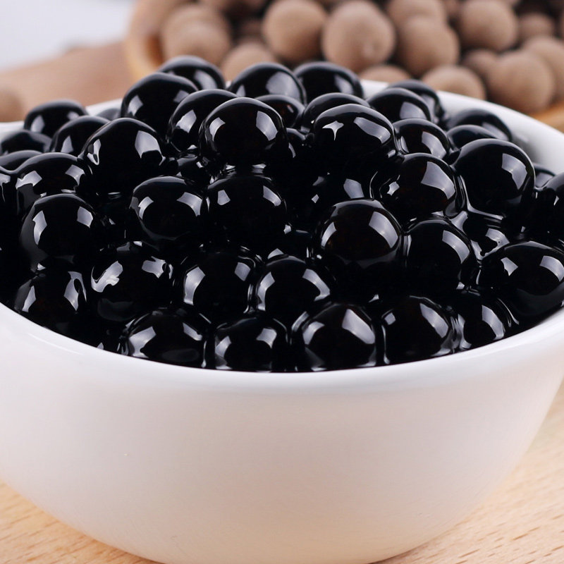 百思特1kg黑珍珠粉圆原味奶茶茶店辅料木薯薯粉珍珠奶茶粉