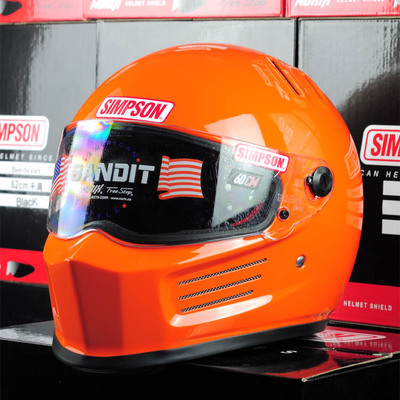 simpson 辛普森 bandit 复古机车骑行头盔杜卡迪摩托哈雷个性全盔
