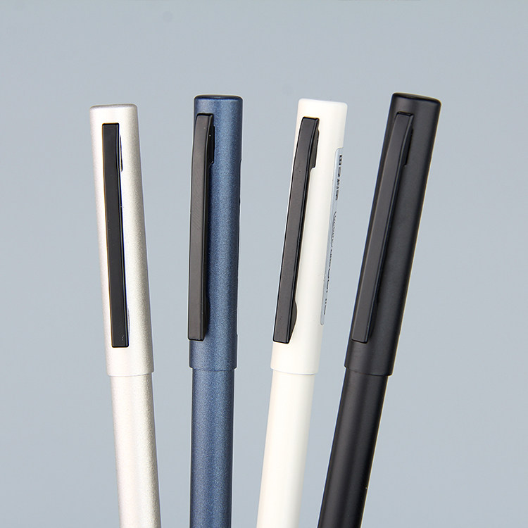 爱好中性笔墨酷系列金属签字笔考试专用05mm子弹头中性笔