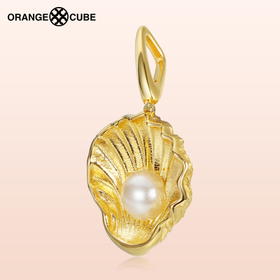 orangecube金扇贝扇贝珍珠挂坠1925手链项链吊坠礼物深海其他diy饰品