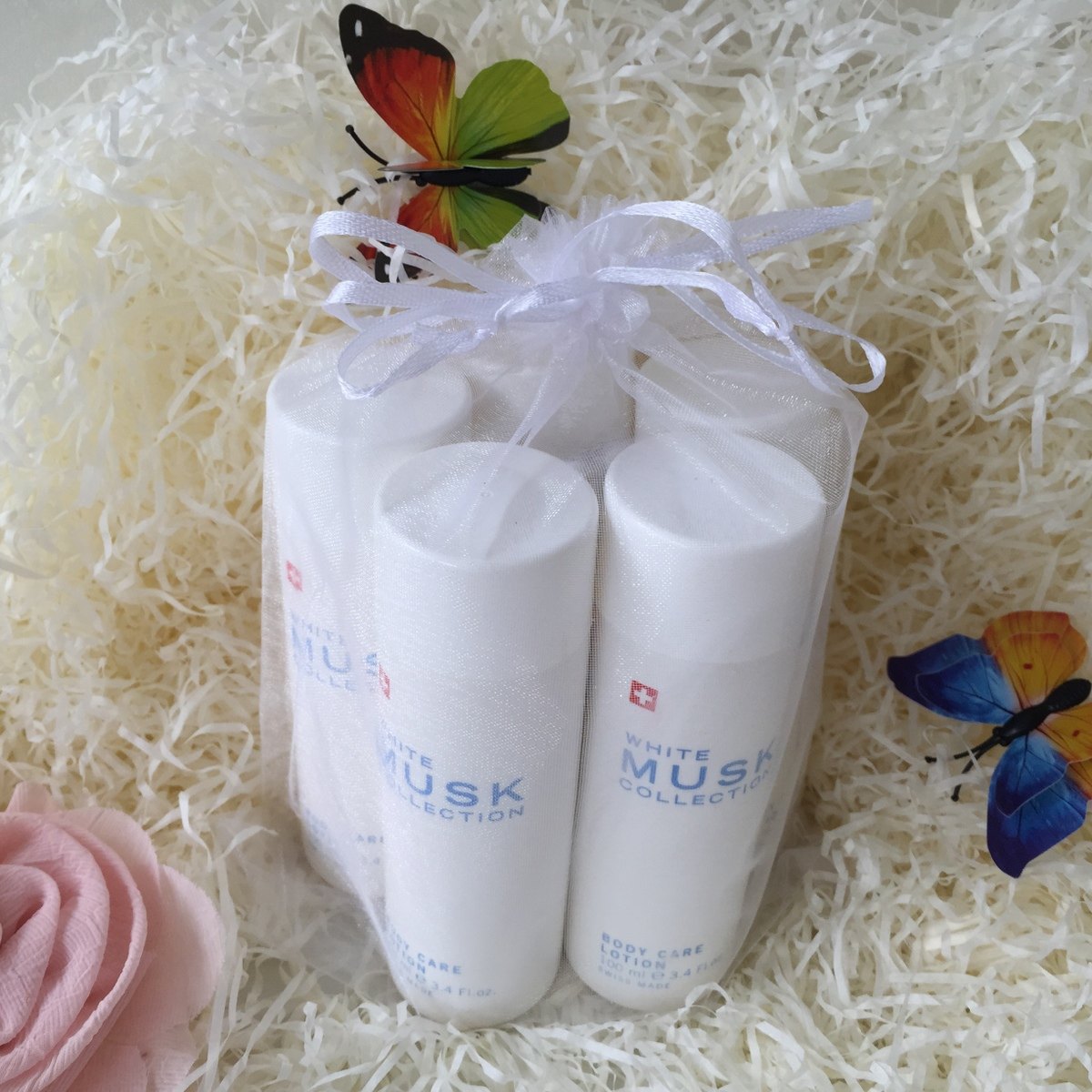 whitemusk美白止痒沐浴露橘皮丝滑保湿量贩100ml身体乳