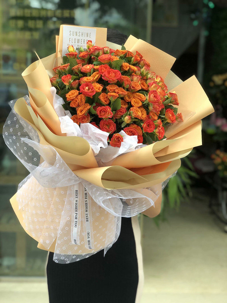 花束缘圆包装纱网花艺用品鲜花材料包花扎花花艺纱网