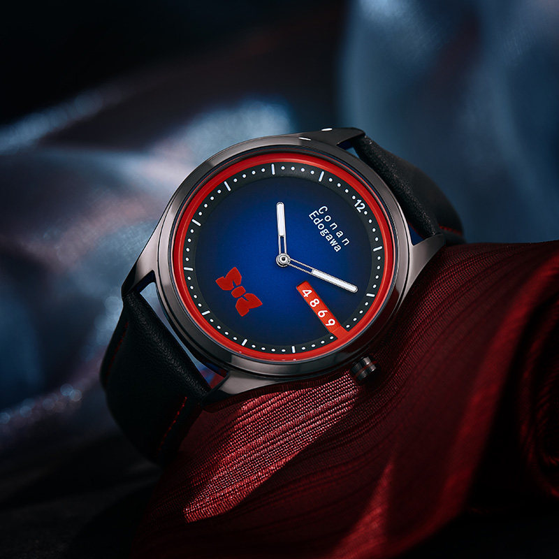 侦探柯南手表怪盗基德石英表防水礼物幸运石官方动漫手表