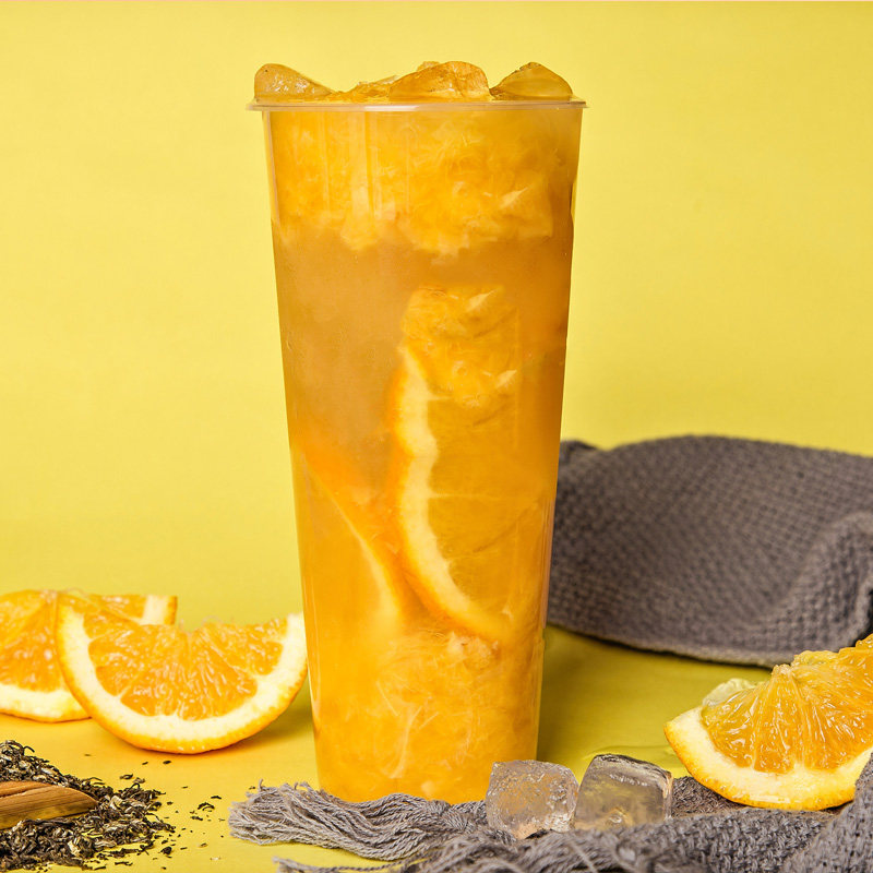 鲜活柳橙汁浓缩果浆奶茶店专用果味浓浆原汁鲜活果汁浓缩橙汁