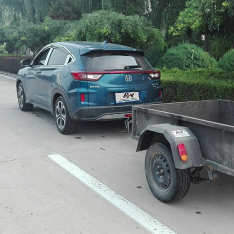 拖车适用于本田xrv美式方口杠追尾车钩汽车改装保险杠其它加装