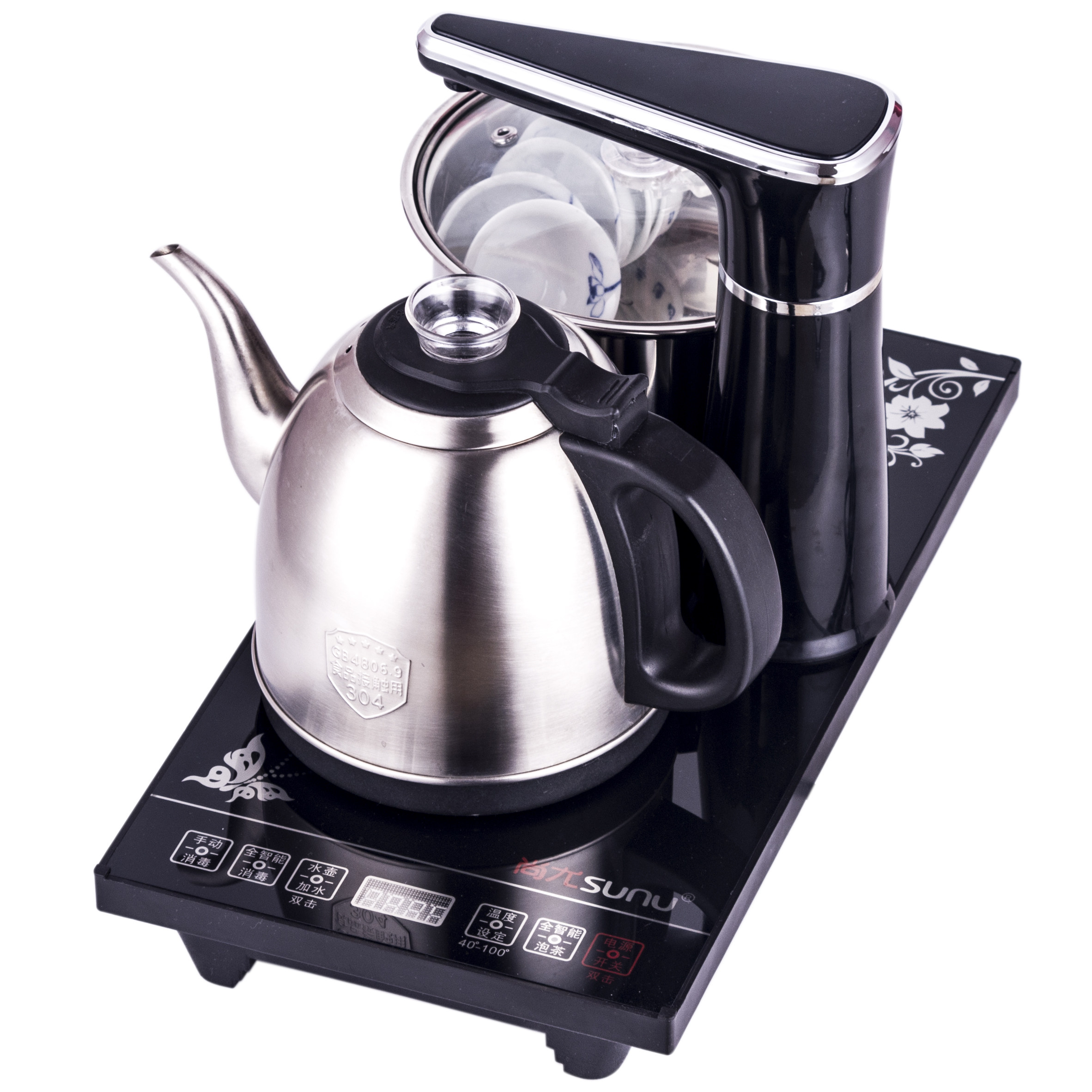 茶盘全自动嵌入式组合电热水壶zk218茶具煮水套装全套电热水壶