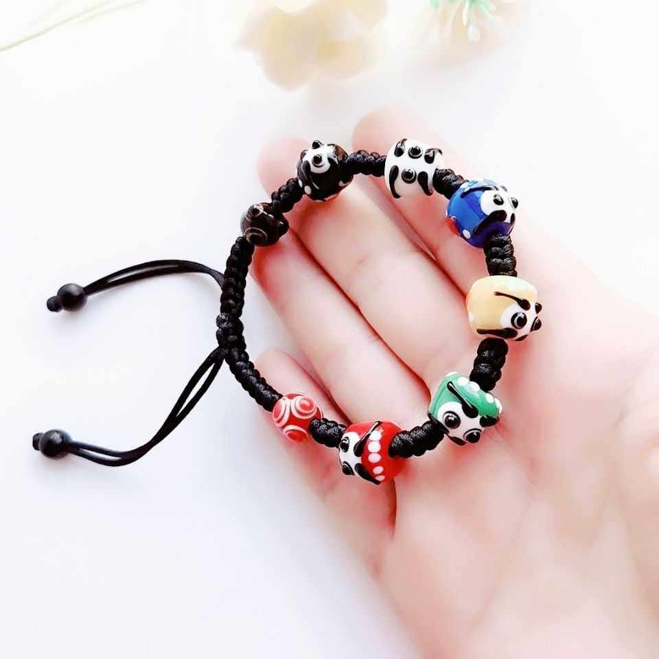 定制情侣日式琉璃辟邪达摩手链男女手绳个性手链