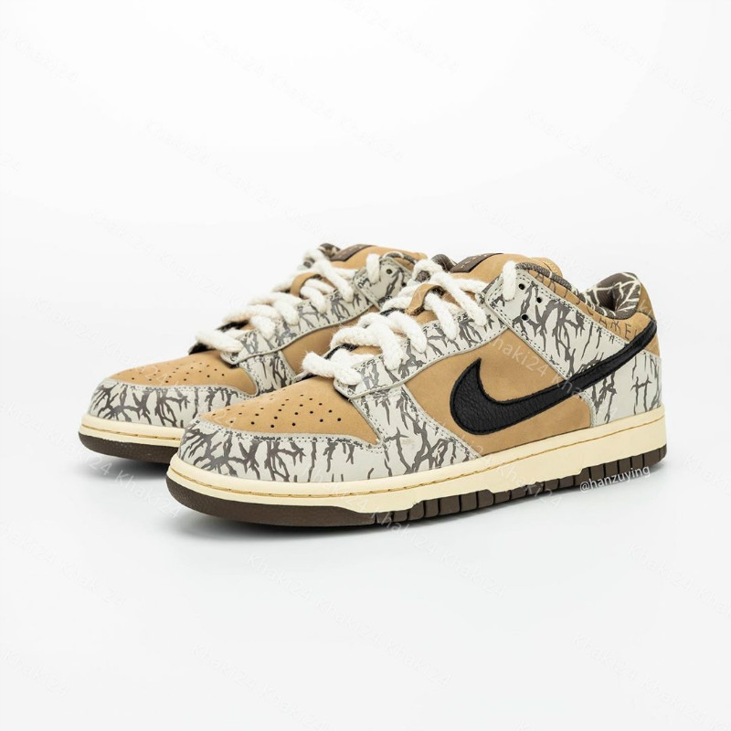 Khaki24 Nike Dunk SB low Travis Scott TS联名 枯树枝 低帮限量