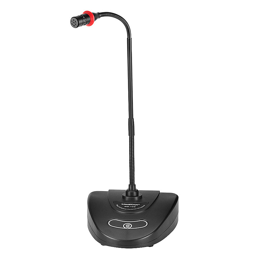 takstar得胜ms-158会议台式鹅颈麦克风心型指向拾音麦克风