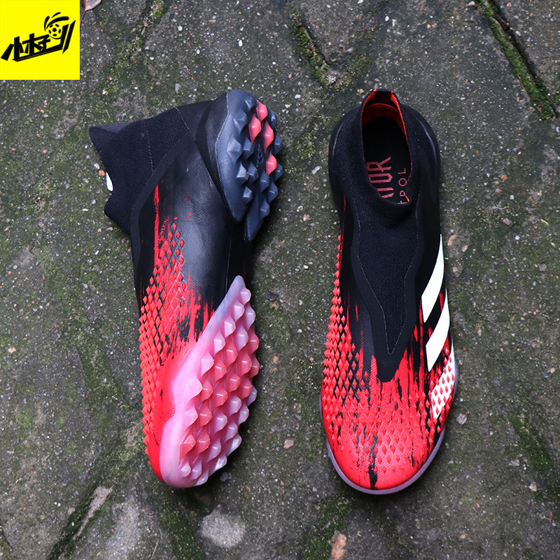 91正品阿迪达斯adidas predator 猎鹰20  tf超顶碎钉足球鞋ef1573
