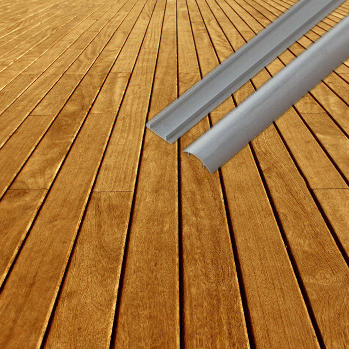 4号铝合金半圆弧形地板线槽金属明装地面走线压遮布线电线保护槽