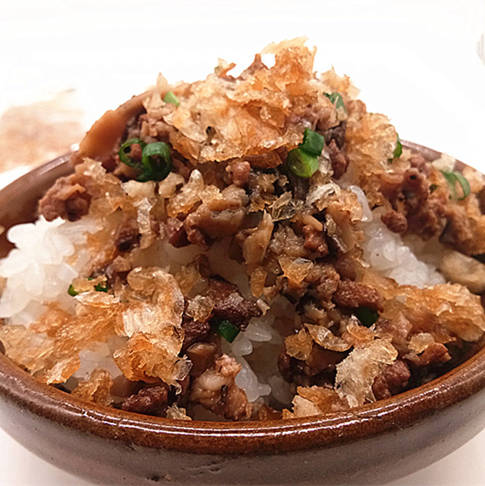 速食温州特产糯米米饭早餐肉汤油条碎炊饭单份糯米