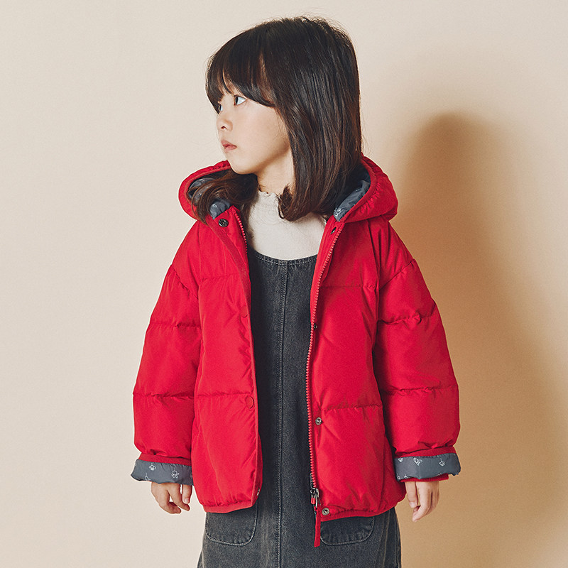 儿童羽绒服2020冬季新款中小童宝宝羽绒服女童连帽外套1-3-6岁 - 康衣