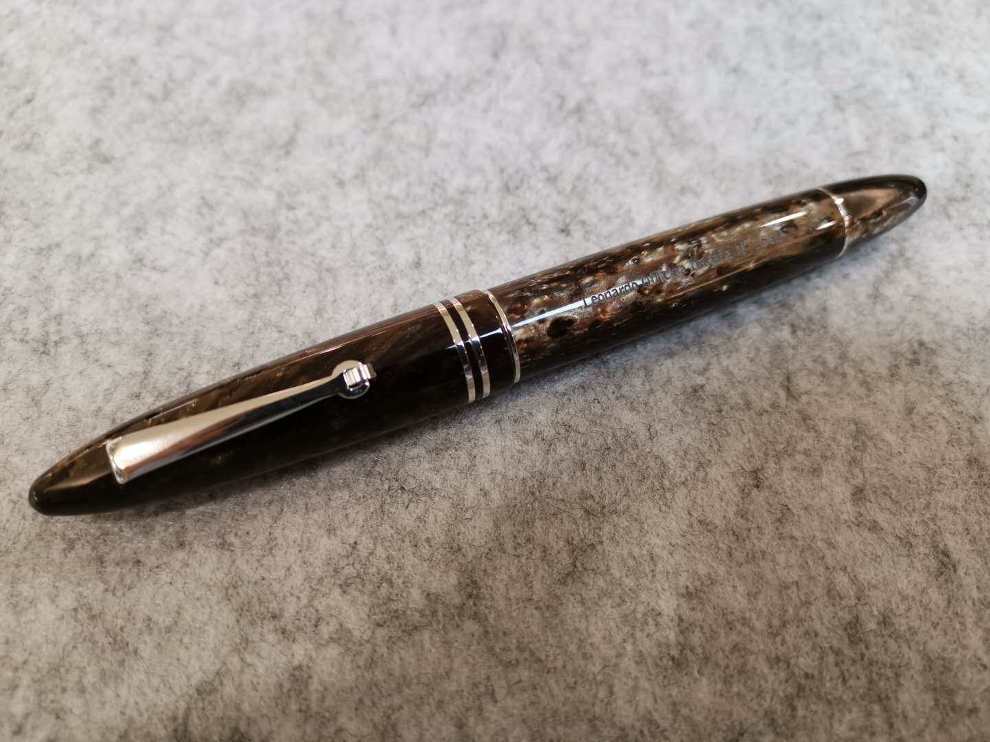 意大利leonardo莱昂纳钢笔furore福罗bronzo棕色成人钢笔