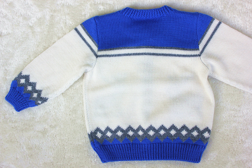 男宝宝毛衣春秋套装1女0-3岁新生儿童线衣外套婴幼儿 纯手工编织女童