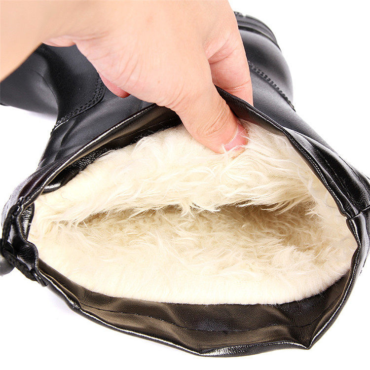 加绒套男女中高雨鞋胶鞋保暖内胆水靴雨靴棉套雨鞋