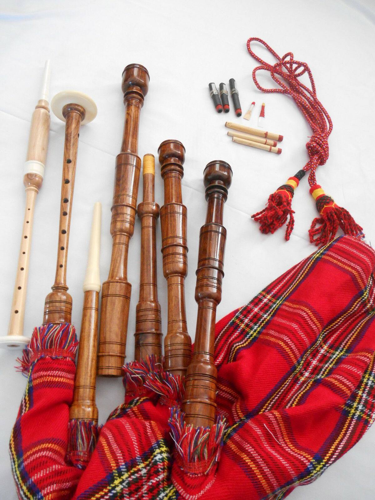 风笛英国进口苏格兰著名高地红木全套dudelsack专业其它西洋乐器