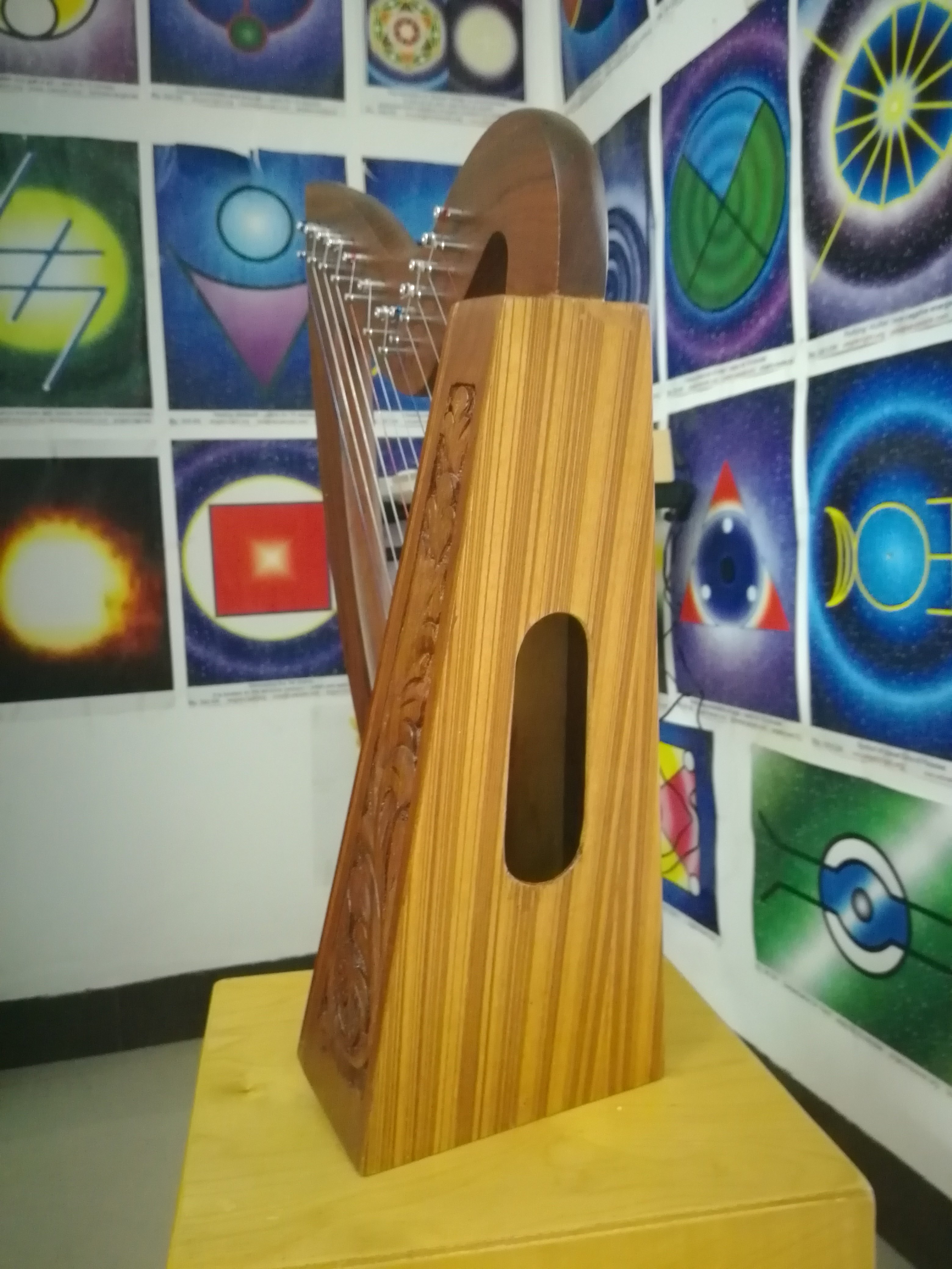 竖琴现货英国进口乐器harp便携凯尔特爱尔兰竖琴