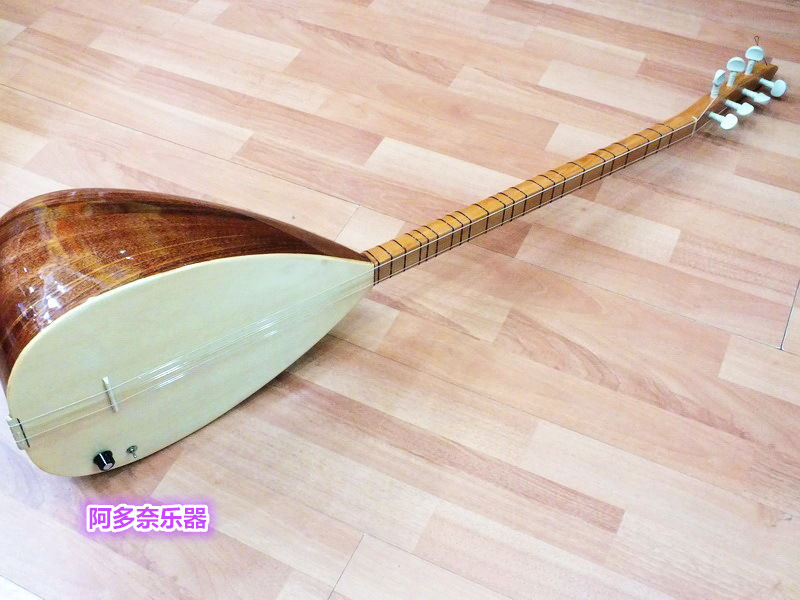 土耳其进口桃花花心长颈saz巴拉拉玛可调整拾音器其它西洋乐器