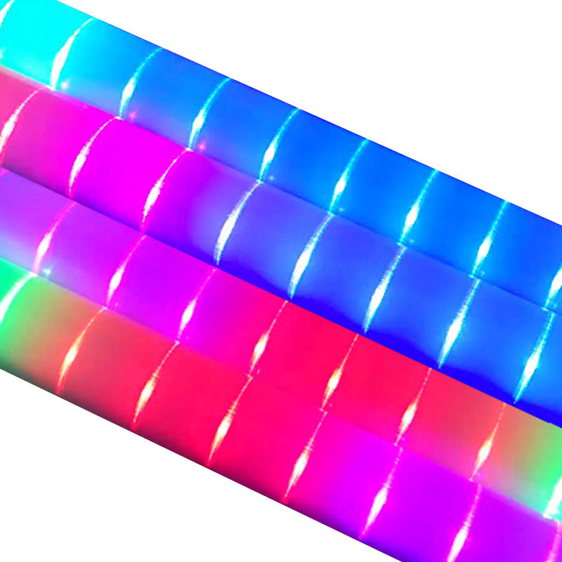 led数码内控七彩220v高亮外控24v全彩线条led灯管