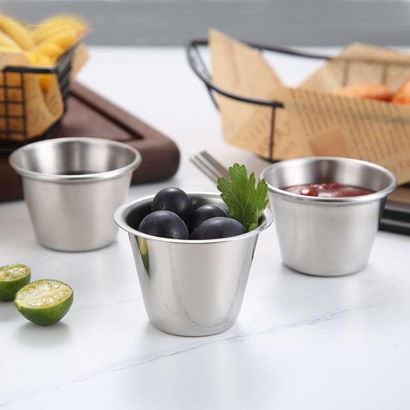 酱汁不锈钢调料酱料番茄酱西餐牛排酱油醋蘸料碟调味瓶罐