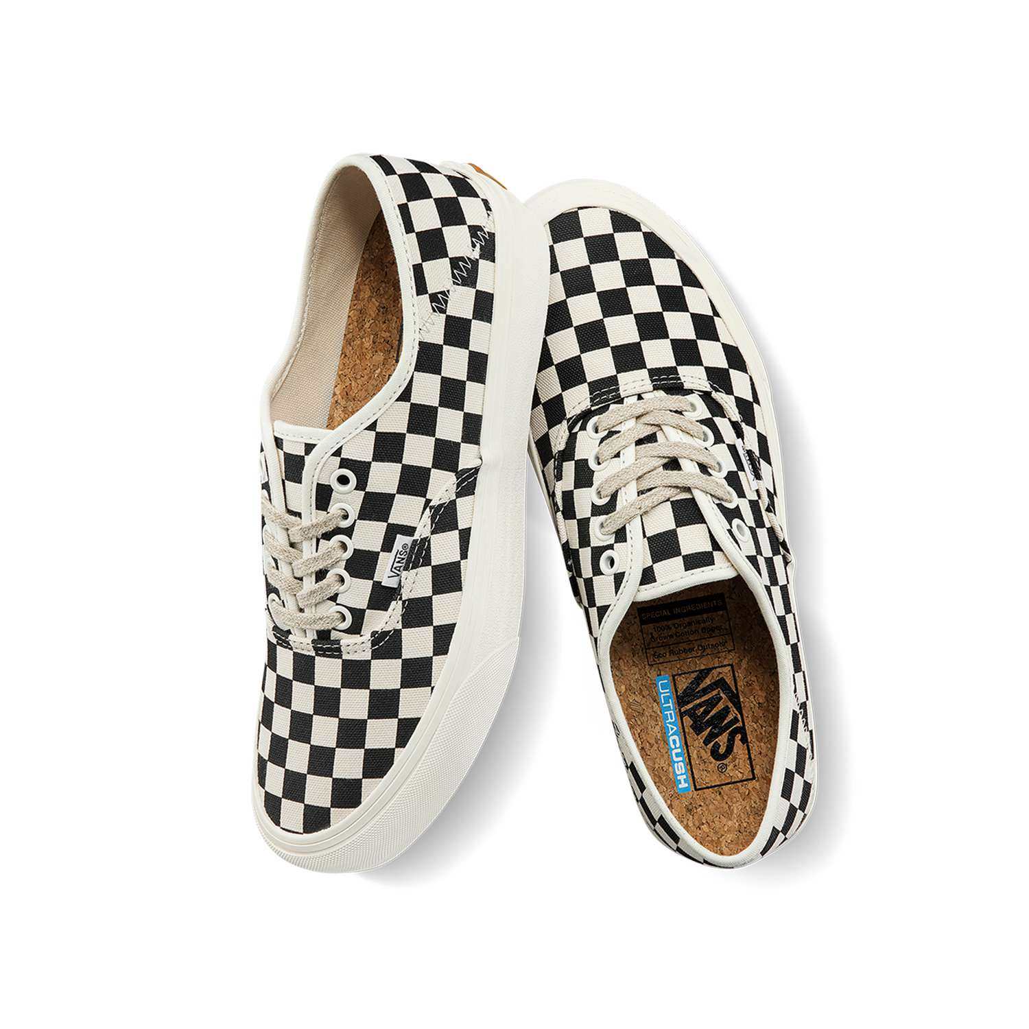 vans范斯新款authenticsf黑白黑白棋棋盘格低帮男女板板鞋