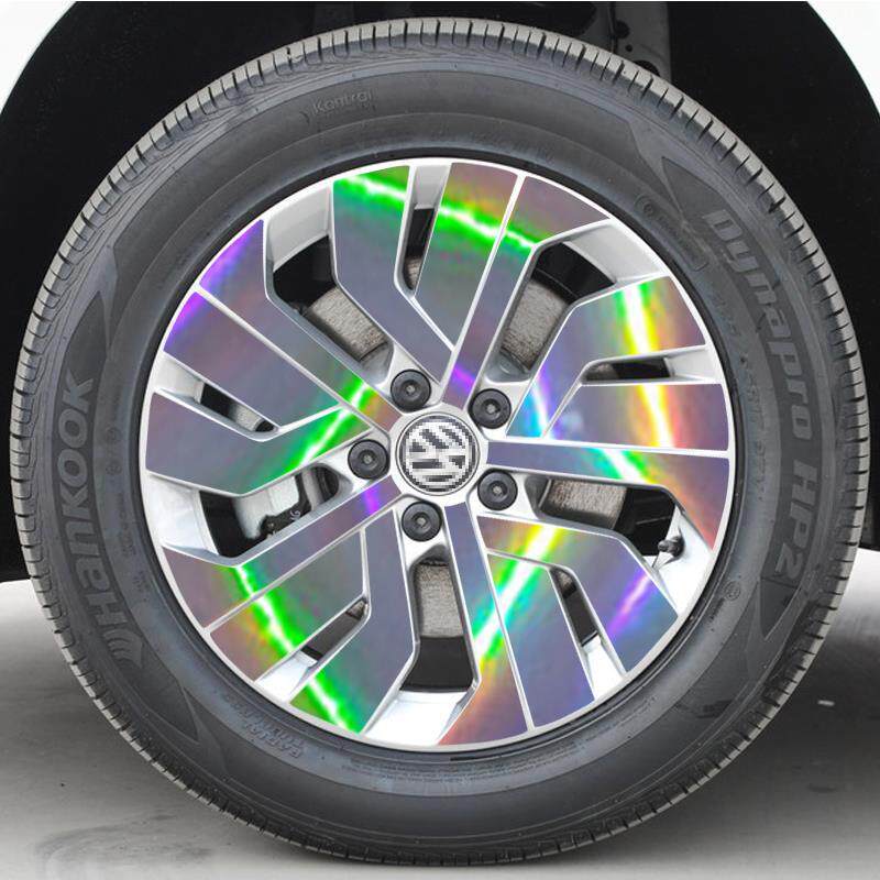 途岳适用于大众轮毂贴纸轮廓个性改装贴膜车轮汽车装饰贴