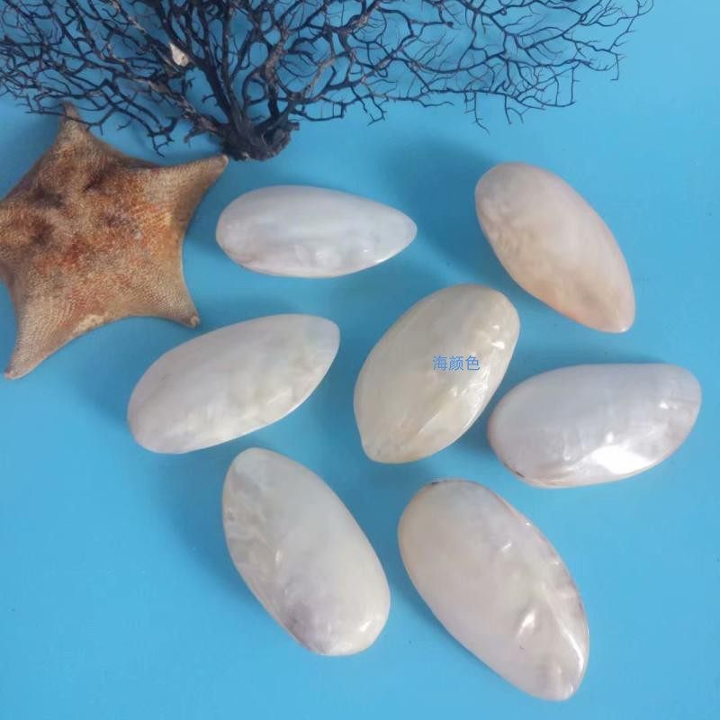 海螺贝壳珍珠双面天然蚌壳养生保健刮痧板大海螺
