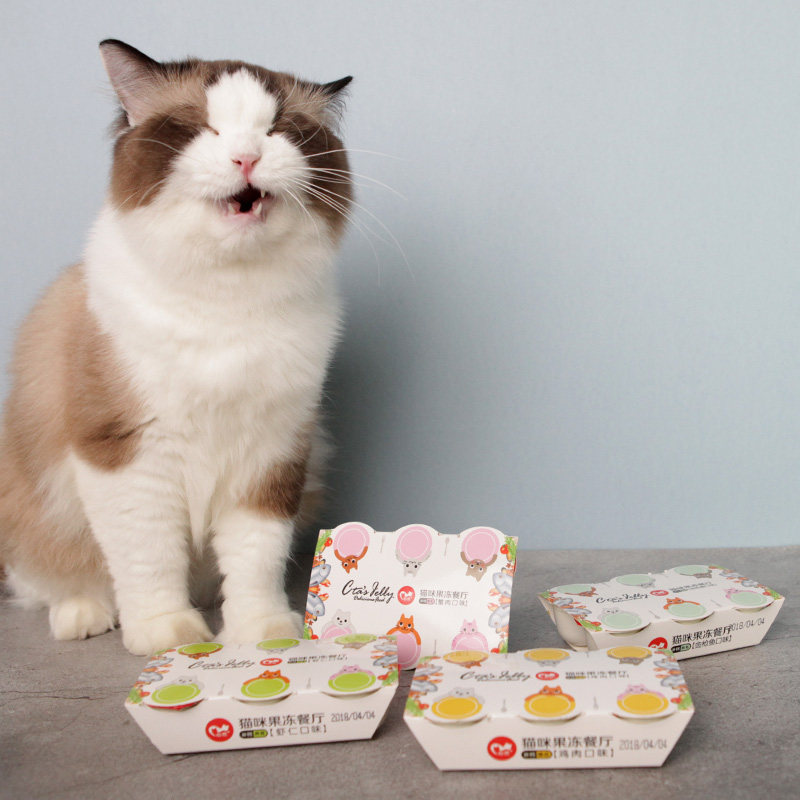心然猫果冻 猫咪零食奖励猫布丁猫美毛增肥补钙 营养猫零食小零食