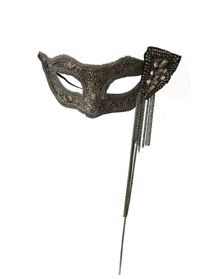 假面舞台 意大利威尼斯男士男人男款朋克复古简单万圣节面具蒙面