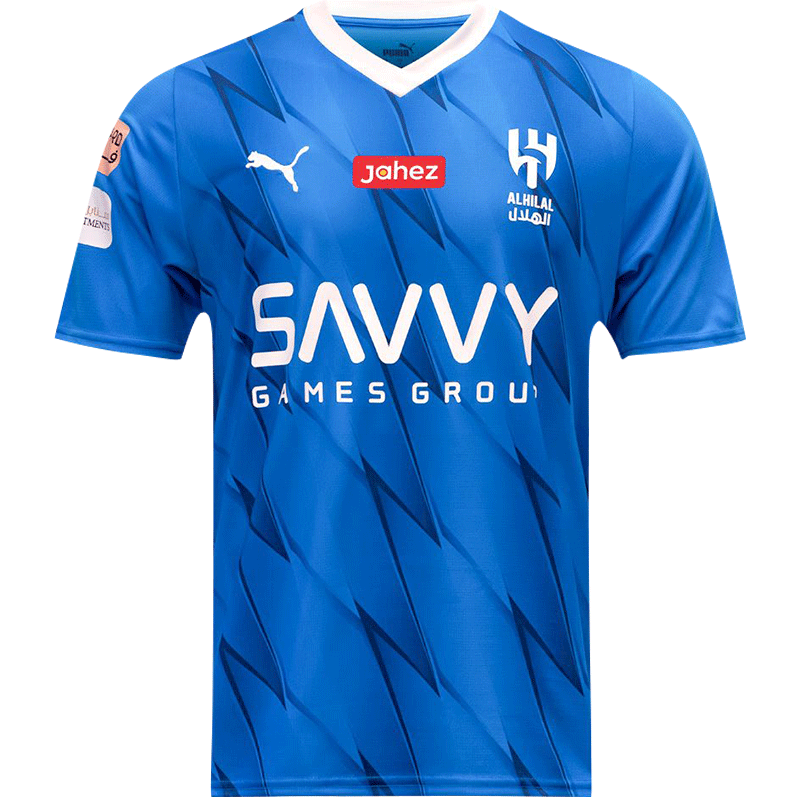 酷锐足球彪马2324赛季利雅得新月主场球迷版内马尔球衣78004501