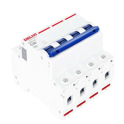 德力西小型dz47升级款4p63a空开