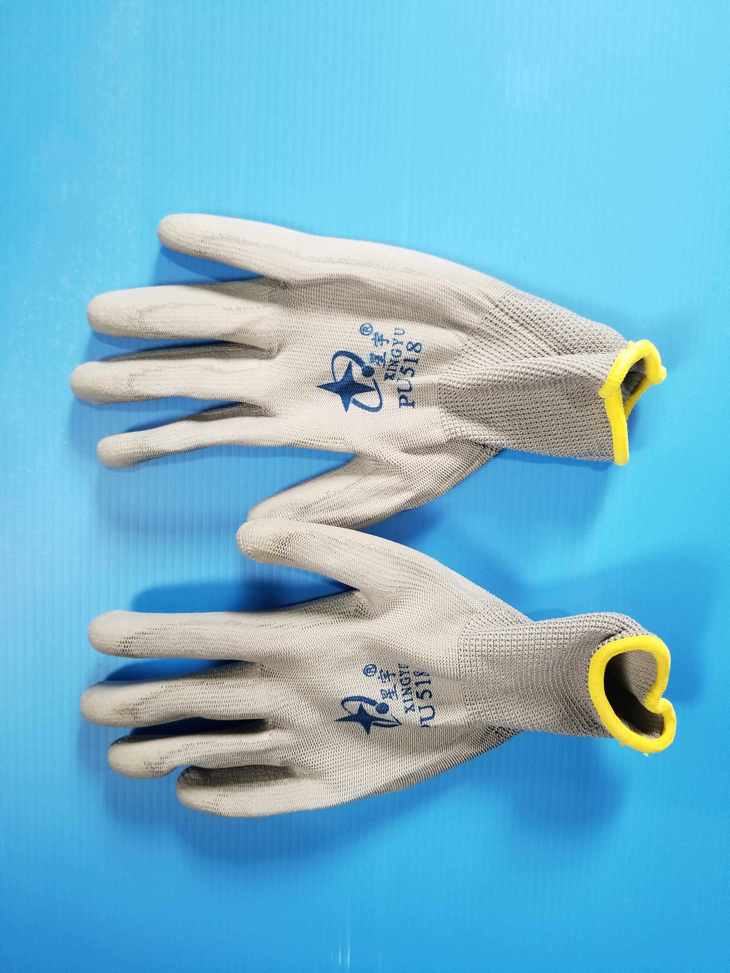 涂掌星宇pu518春季促销带胶耐磨机械包邮新款防护手套