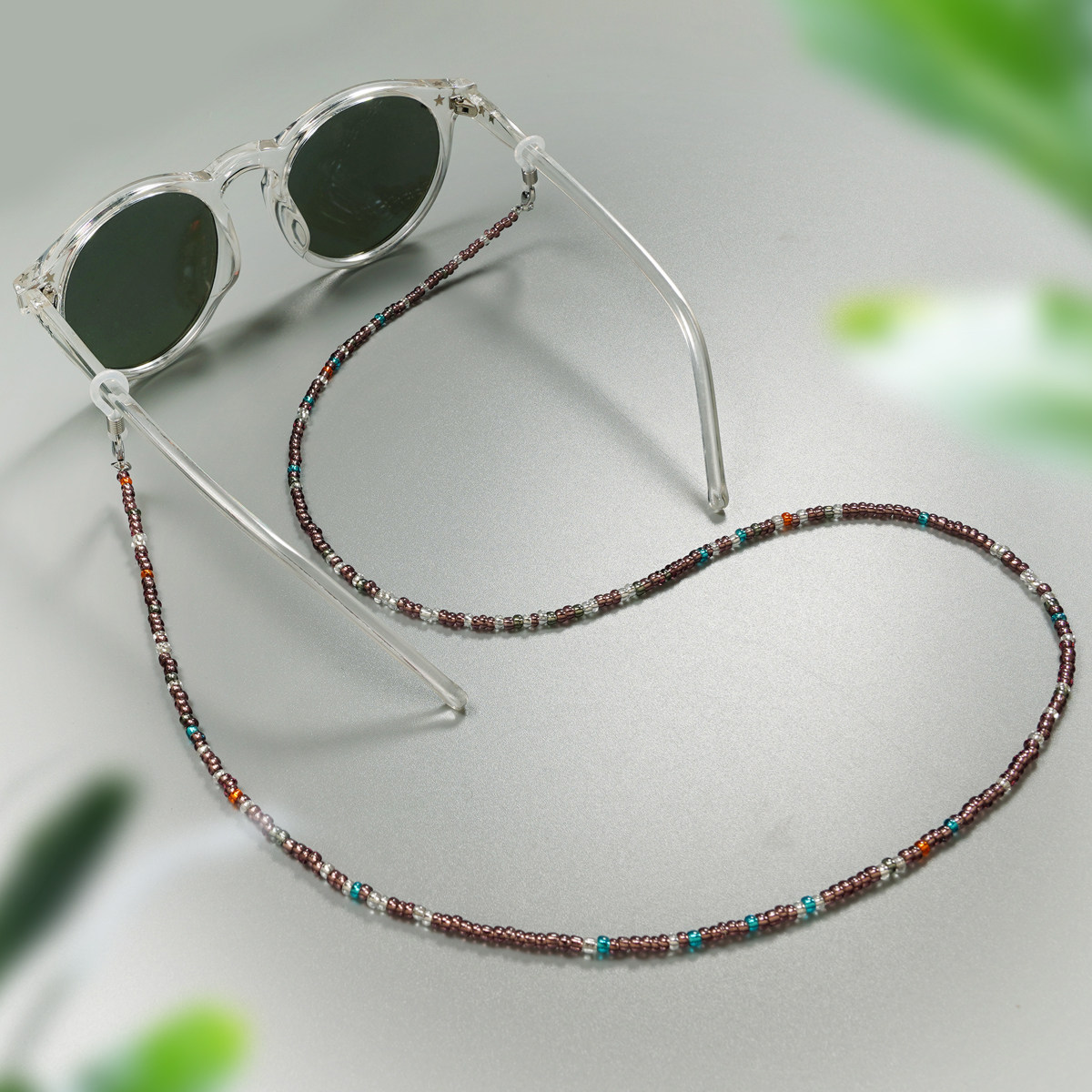 新玳瑁复古掉色不掉防汗防滑挂脖时尚挂绳女口罩眼镜链